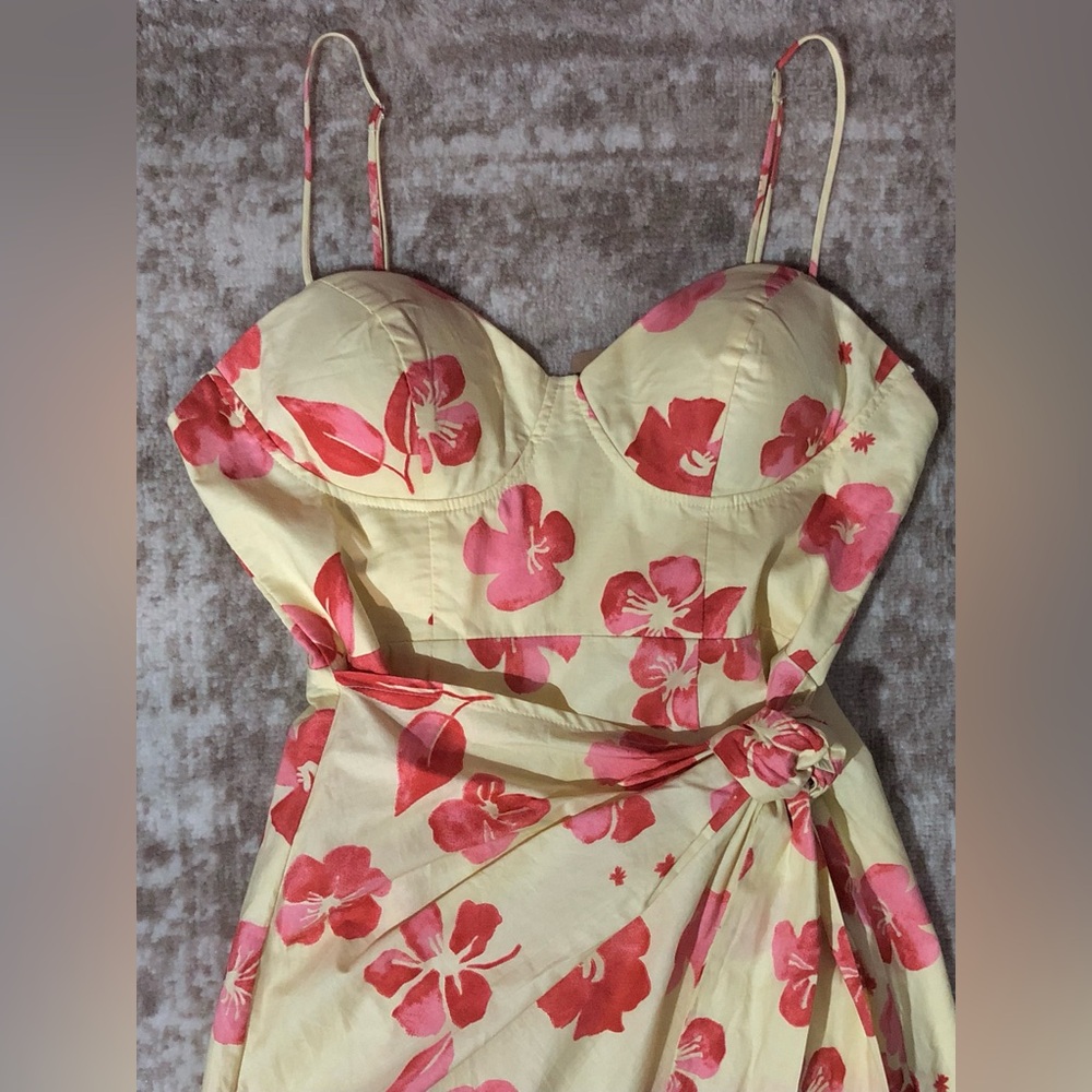 One and Only Collective ITALIAN SUMMER $98 NWT Wrap Mini Dress - Picture 5 of 12